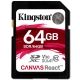 Memoria SD Kingston Canvas React 64GB Clase 10