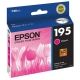Cartucho de Tinta Epson T195 Magenta Original 3ml