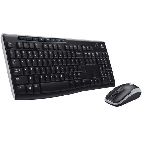 Combo de Teclado y Mouse Logitech Mk270 Wireless