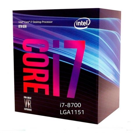 Procesador Intel I7 8700 LGA1151 3.2GHz 6 Núcleos | Tienda CQNet