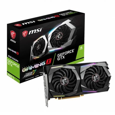 Tarjeta de Video MSI Geforce GTX1660 GAMING X 6GB