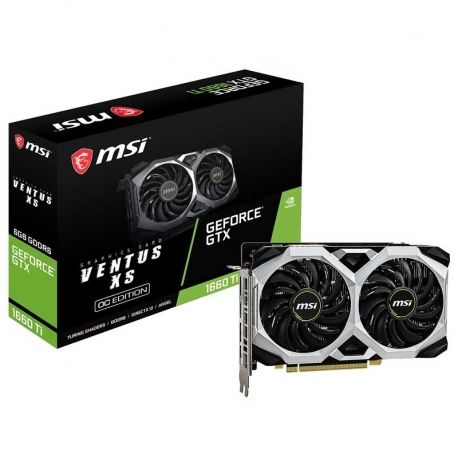 Tarjeta de Video MSI GTX1660 TI VENTUS XS 6GB