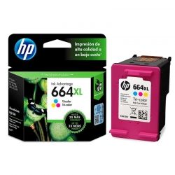 Cartucho de Tinta HP 664XL Tricolor Original 6.5ml