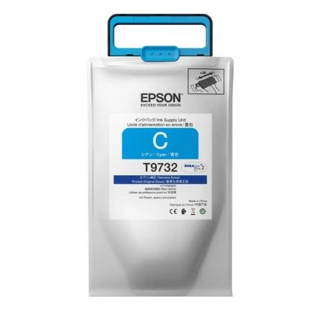 Bolsa de Tinta Epson T9732 Cián Original WF Pro