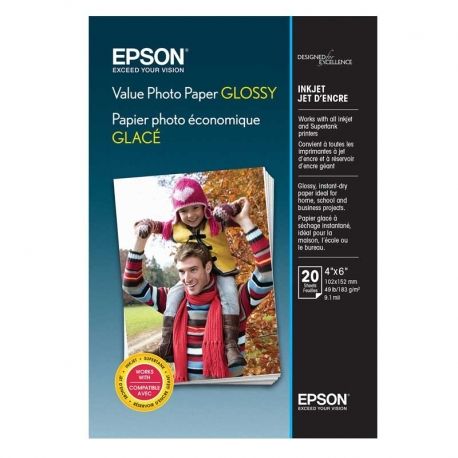 Papel Fotográfico Epson S400032 Brillante 20 hojas