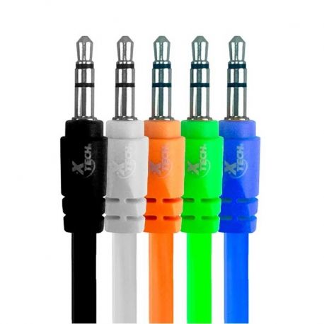 Cables de Audio Xtech XTG-212 3.5 mm 1m Kit 10U