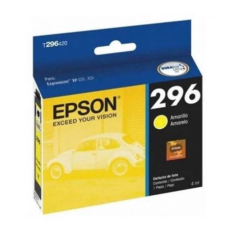 Cartucho de Tinta Epson 296 Amarillo Original 4ml