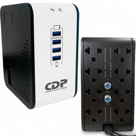 Regulador CDP R2CU-AVR1008 8 Tomas 1000VA/400W