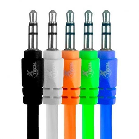 Cable Audio Xtech XTG-212 Auxiliar Plano 3.5mm 1m