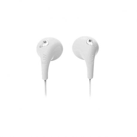Audifonos iLuv Bubble Gum 2 Cableado 3.5mm Blancos