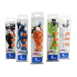 Kit Audifonos Xtech XTG-215 on de the Go 3.5mm 10U