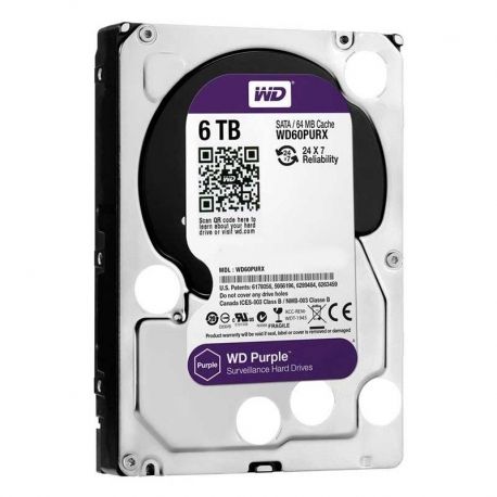HDD Western Digital Purple 6TB 64Mb 3.5' 5400Rpm