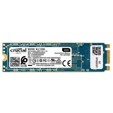 Disco Sólido Crucial Mx500 500GB M.2 SATA 6Gb/s