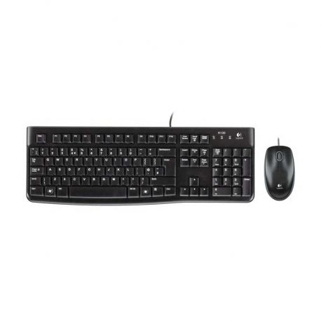Combo Teclado y Mouse Logitech MK120 Español USB