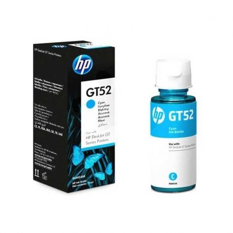 Botella de Tinta HP M0H54AL GT52 Cian Original