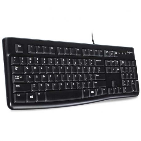 Teclado Logitech K120 USB 2.0 Windows/Linux Inglés