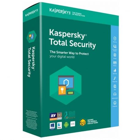Antivirus Kaspersky Total Security 1 Disp 1 Año