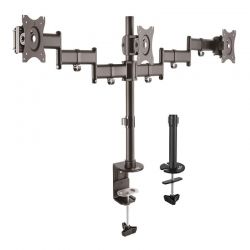 Soporte Pantalla Klip Xtreme 13' a 27' 3 Pantallas