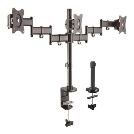 Soporte Pantalla Klip Xtreme 13' a 27' 3 Pantallas