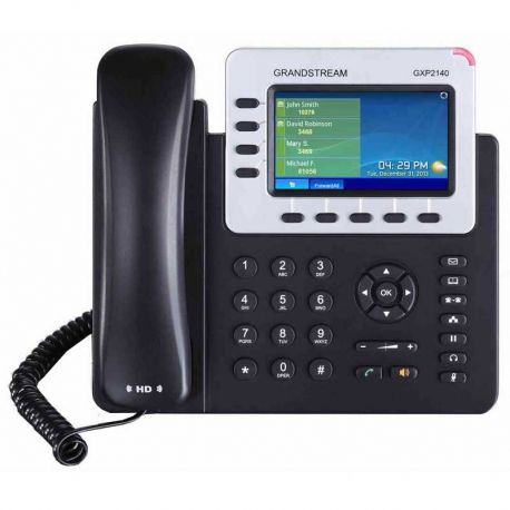 Teléfono IP Grandstream GXP2140 4 SIP Dual PoE
