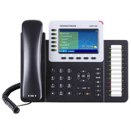 Teléfono IP Grandstream GXP2160 6 SIP Dual PoE HD
