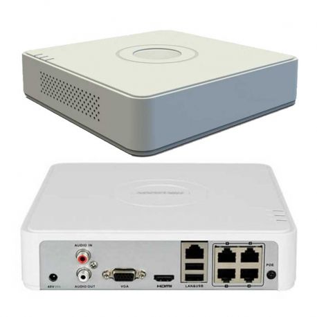 NVR Hikvision DS-7104NI-Q1/4P 4CH 4MP PoE H.265+
