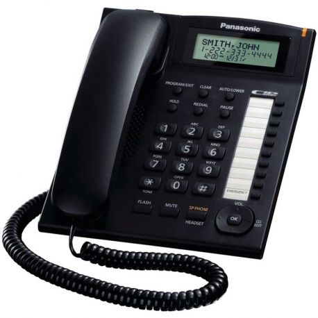 Teléfono Panasonic KX-TS880B Análogo Altavoz LED