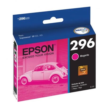 Cartucho de Tinta Epson 296 Magenta Original 4ml