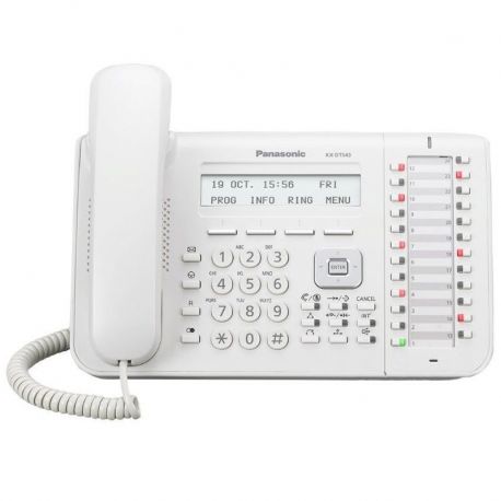 Teléfono Digital Panasonic KX-DT543-W 24 Botones