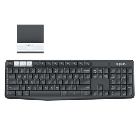 Teclado Logitech K375S Bluetooth Soporte Tablet