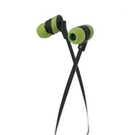 Audífono alámbrico Klip Xtrem-Wired-3.5mm-Verde