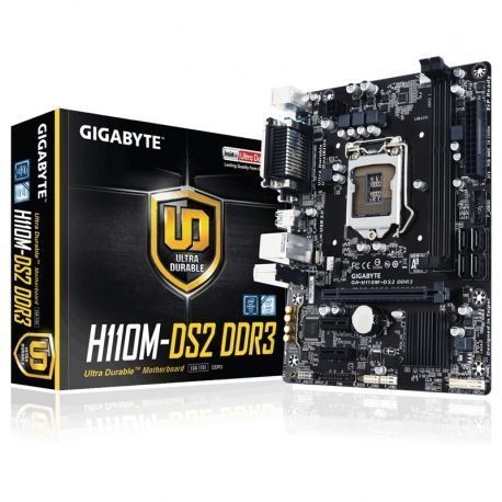 Gigabyte GA-H110M-DS2 LGA1151 2DDR4 1PCIE16X/2PCIE