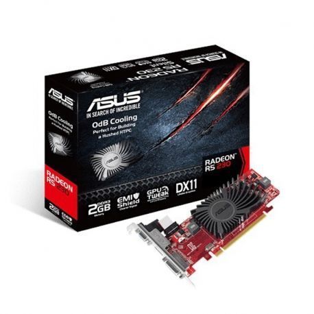 Tarjeta Gráfica Asus Radeon R5 230 2GB 64-Bit DDR3