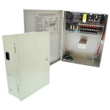 Fuente De Poder ESS C286 10Amp 12V DC 9 Canales