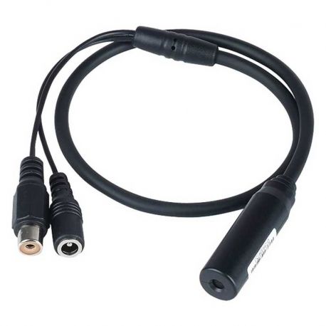Micrófono para CCTV SCT AA002 -65dB 45cm 12V 10mA