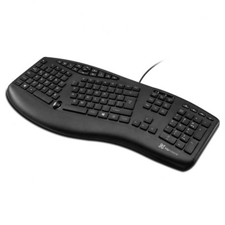Teclado Klip Xtreme KBK-250 Ergonomico USB Español