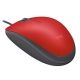 Mouse Logitech 910-005492 M110 3 botones USB rojo