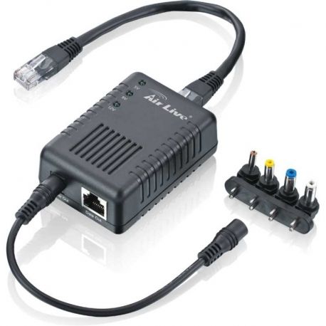 Inyector Poe Airlvie POE-48TUv2 Entrada 48V Cat5