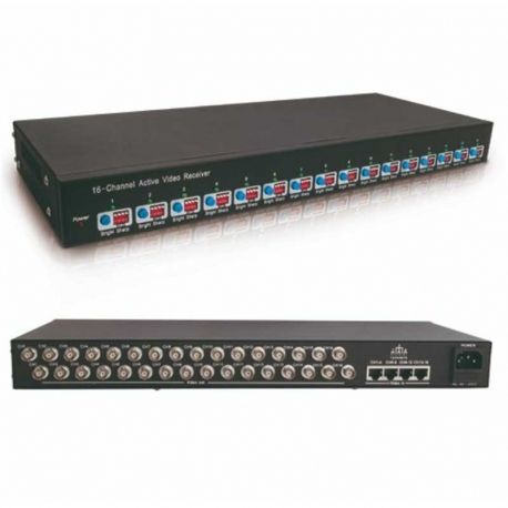 Balun Receptor Activo ESS C084 de 16Ch para Rack