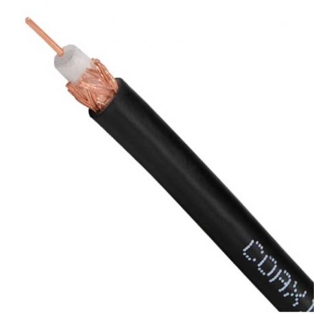 Cable Coaxial ESS D525 Rg59 300 MTS BC-BC Negro
