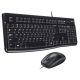 Combo Teclado Mouse Logitech Mk120 USB Inglés