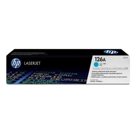 Cartucho de Tóner HP 126A Original Cián 1200p