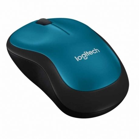 Mouse Logitech M185 Inalámbrico 3 Botones Azul