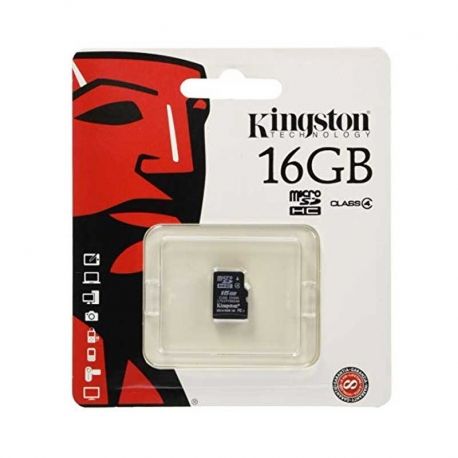 Memoria mSD Kingston SDC4/16GBPS SDHC Cl4 16GB