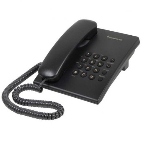 Teléfono Digital Panasonic TS500 Alámbrico Negro