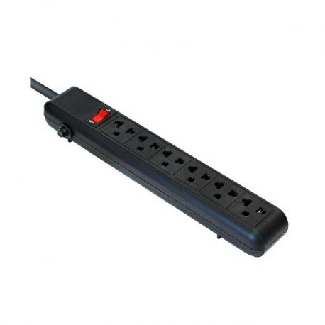 Regleta Argom ARG-AC-0252BK 6 Puertos 110V Negro