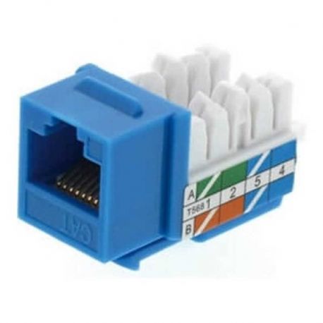 Conector Módular Genérico CQN6-01B Cat6 110 Azul