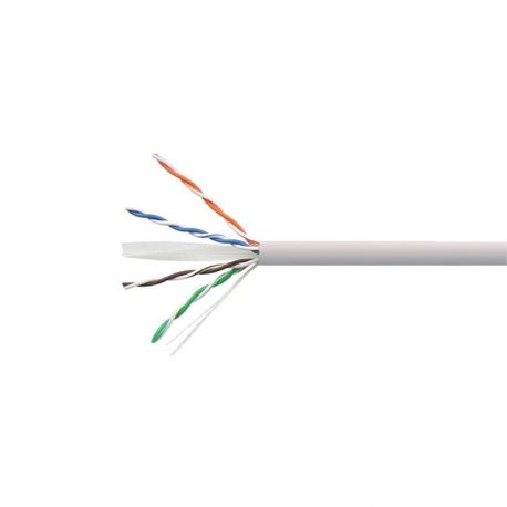 Carrucha de Cable Teklink UTP 305m UL Cat6 Gris