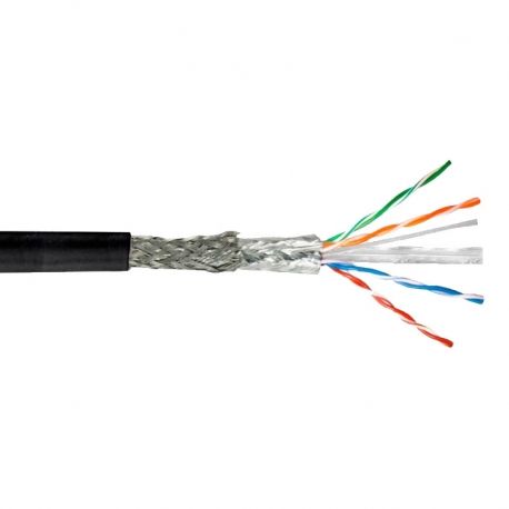 Cable SFTP Teklink CAT5 Exterior 305m Blindad Negr