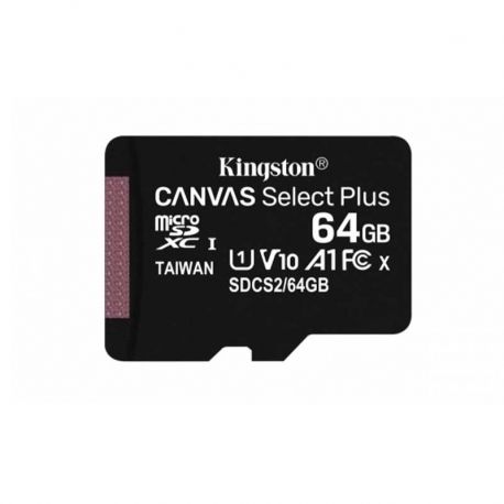 Tarjeta Micro SD Kingston Canvas Select Plus 64GB